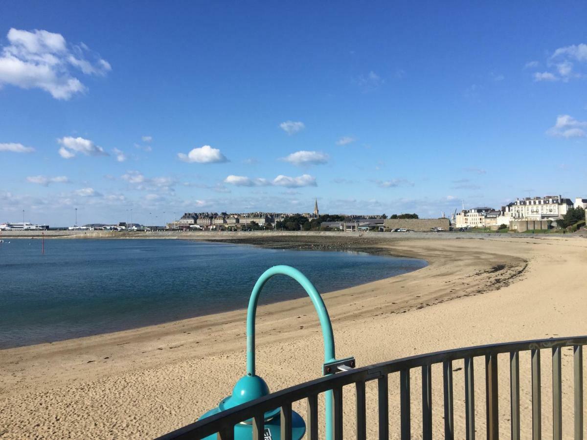 Studio Bord De Plage Des Bas Sablons Saint Malo Εξωτερικό φωτογραφία
